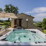 빌라 Villa Anna Heated Pool, 2 Outdoor Jacuzzi Sauna And Gym SantʼIppolito