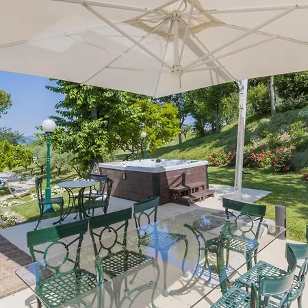 Villa Anna Heated Pool, 2 Outdoor Jacuzzi Sauna And Gym SantʼIppolito